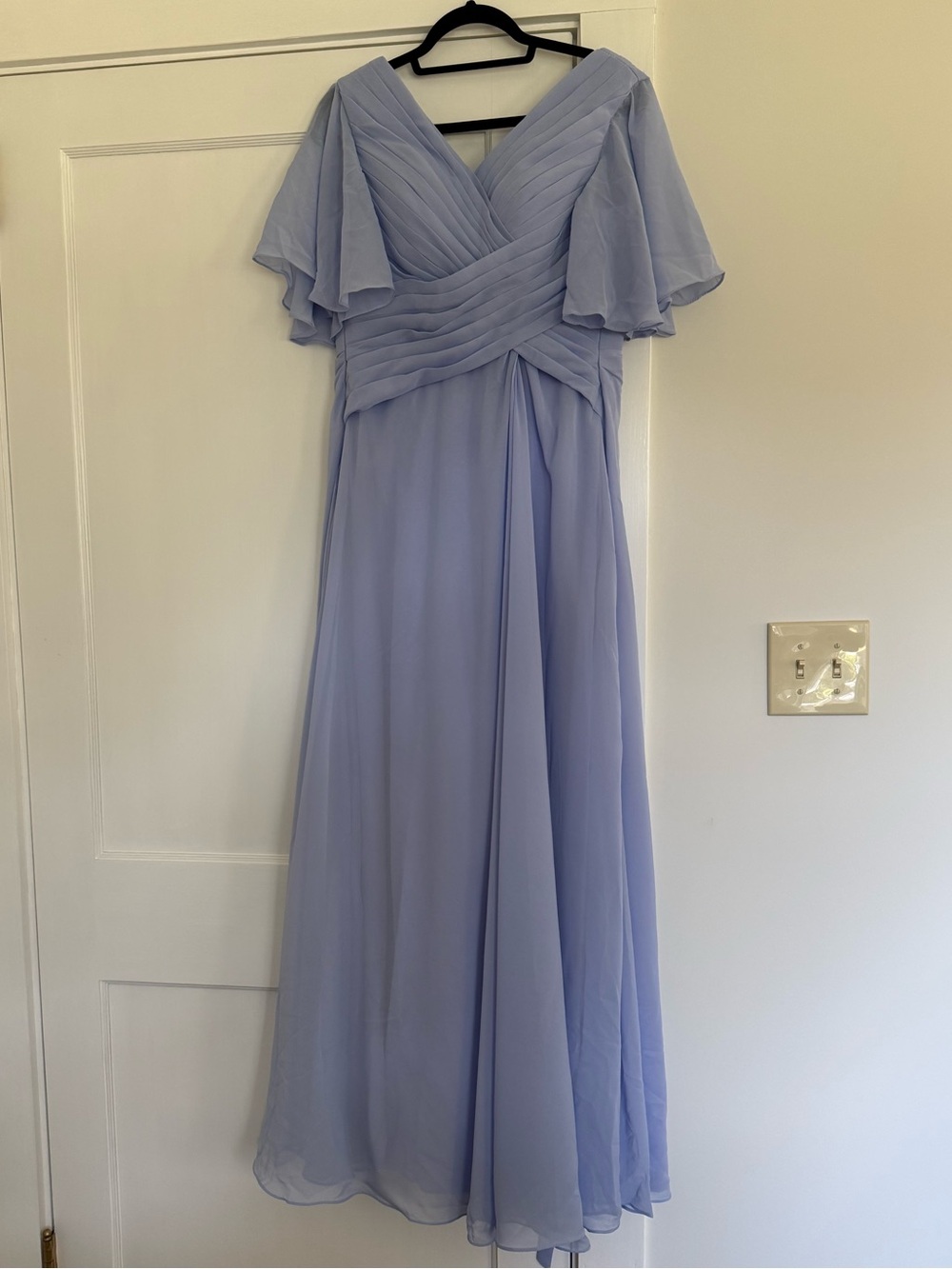 JJ's House Blue Chiffon Bridesmaid Dress